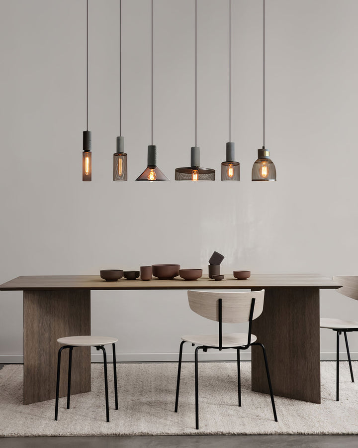 Cement Mesh Pendant Light