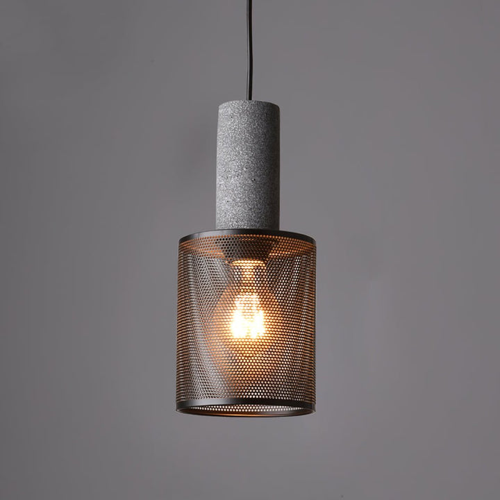 Cement Mesh Pendant Light - Vakkerlight