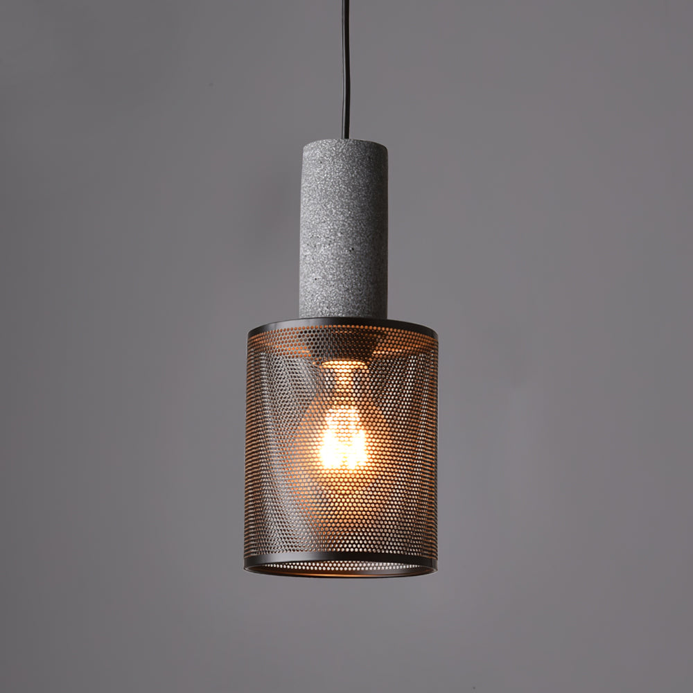 Hanglamp van cementgaas