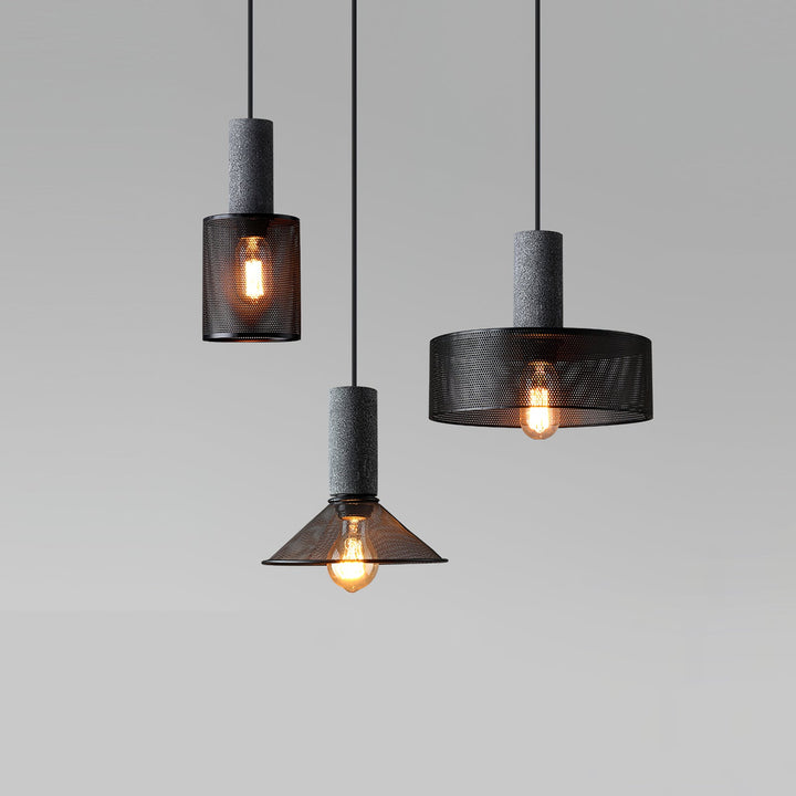 Cement Mesh Pendant Light