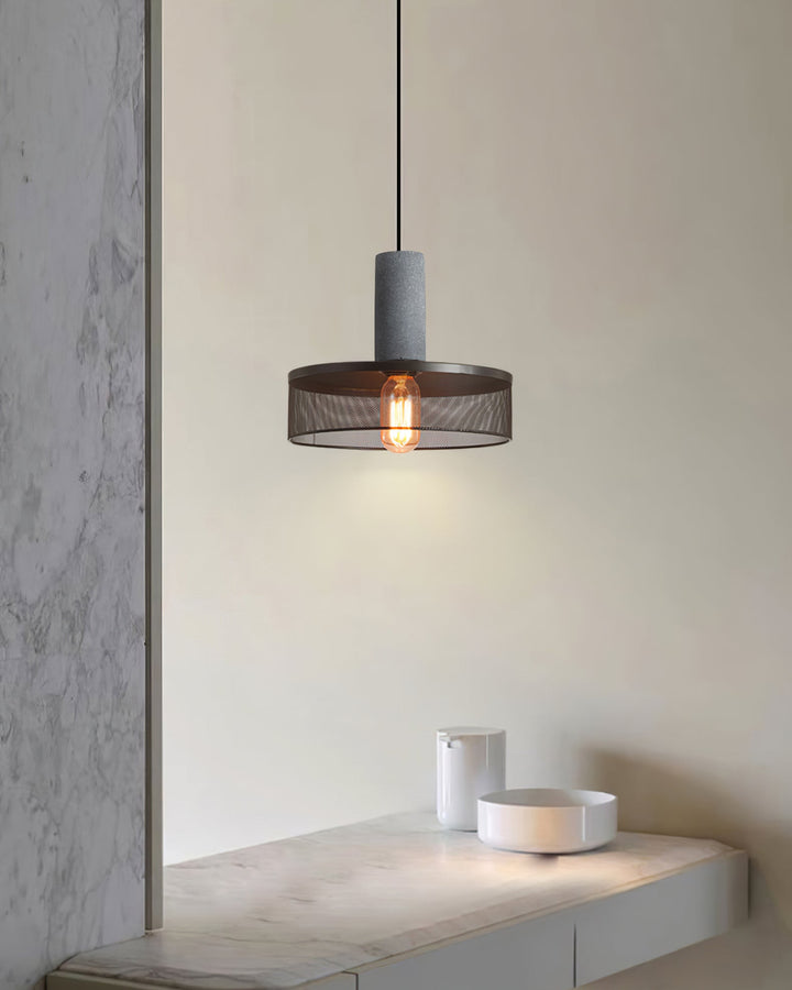 Cement Mesh Pendant Light