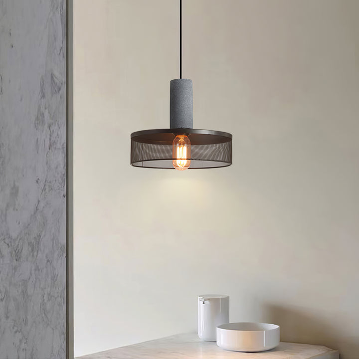 Cement Mesh Pendant Light