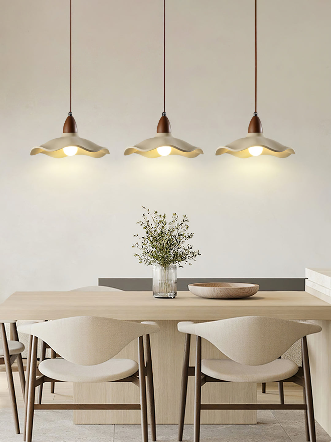 Cement Wave Pendant Light