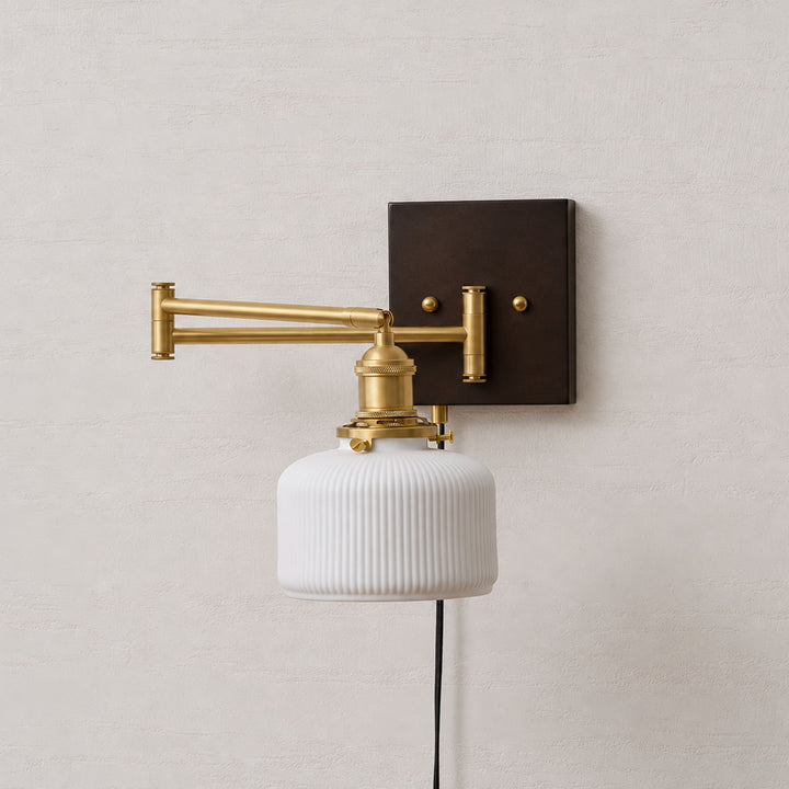 Ceramic Geometry Plug-in Wall Lamp
