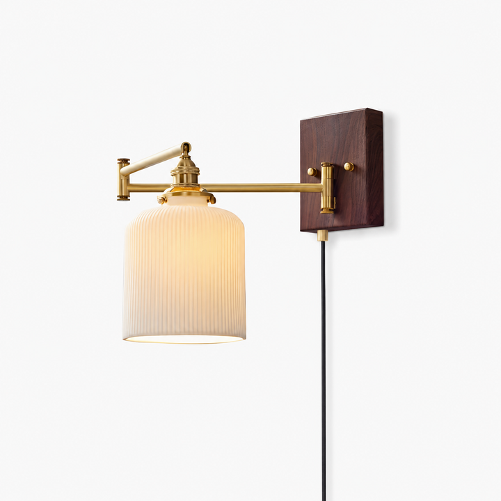 Ceramic Geometry Plug-in Wall Lamp