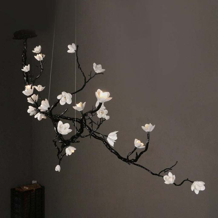 Ceramic Flower Chandelier - Vakkerlight