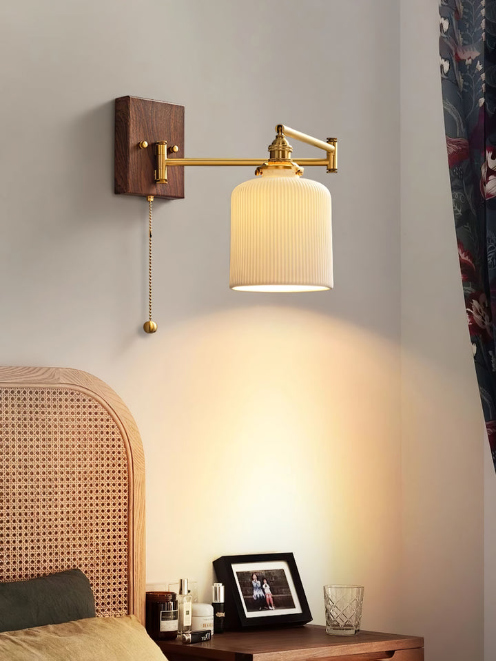 Keramik Geometrie Wandlampe