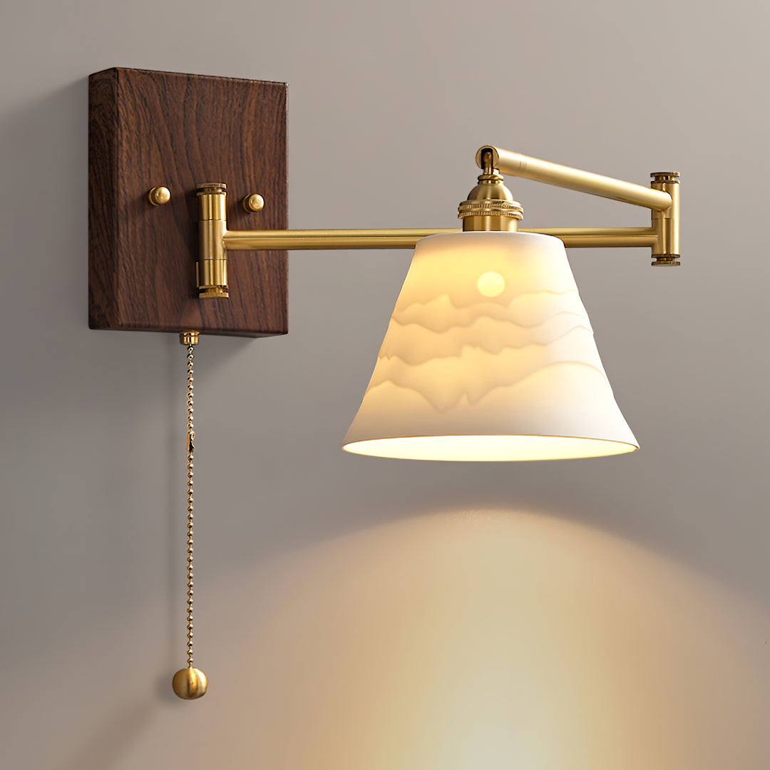 Keramik Geometrie Wandlampe