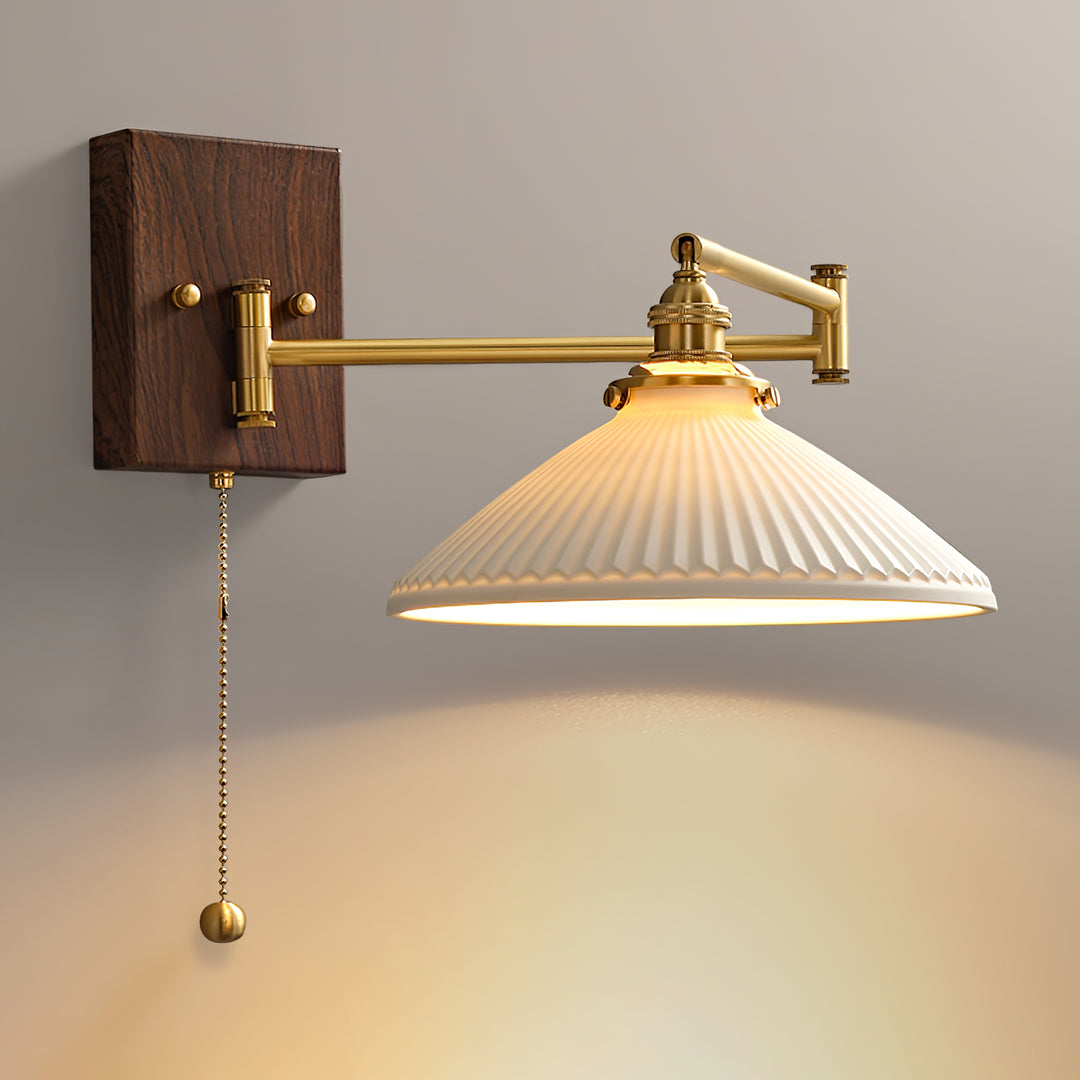 Keramik Geometrie Wandlampe