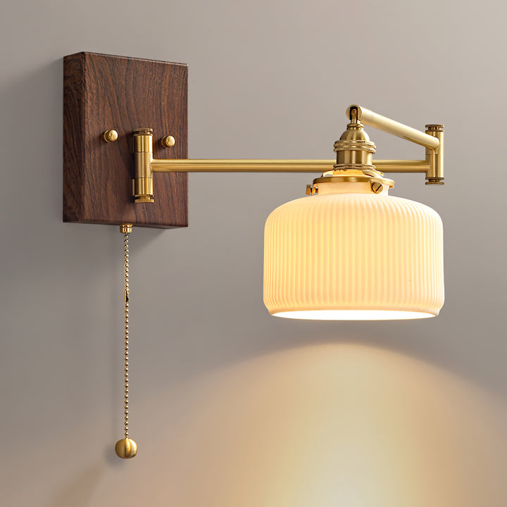 Keramik Geometrie Wandlampe