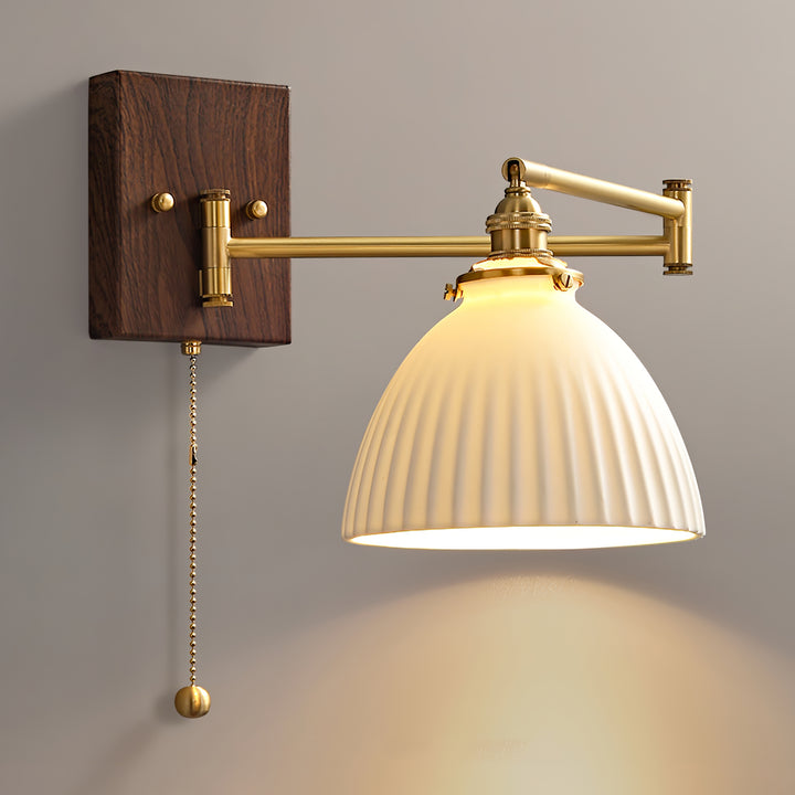 Keramik Geometrie Wandlampe