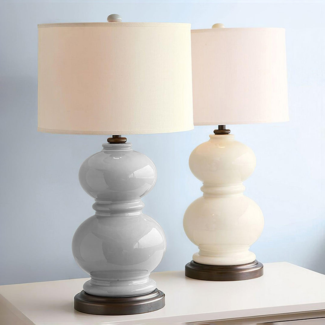 Ceramic Gourd Table Lamp - Vakkerlight