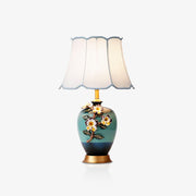 Tafellamp met keramisch patroon