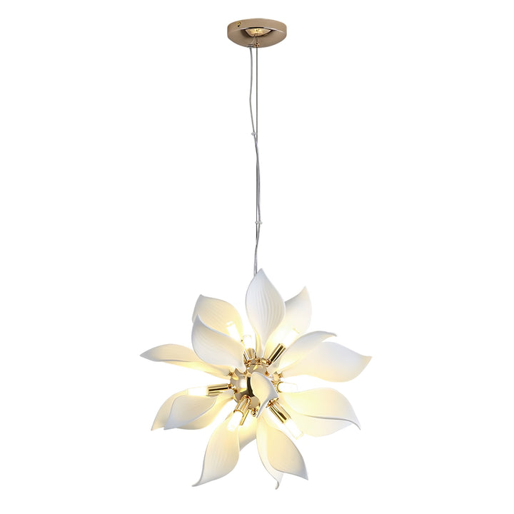 Ceramic Petals Blooming Chandelier