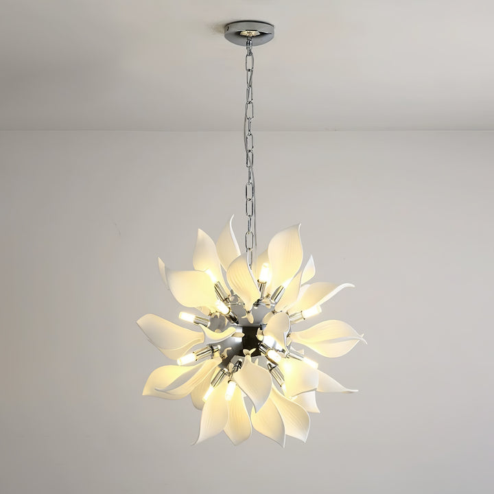 Ceramic Petals Blooming Chandelier