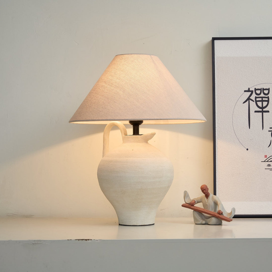 Ceramic Pitcher Shaped Table Lamp - Vakkerlight