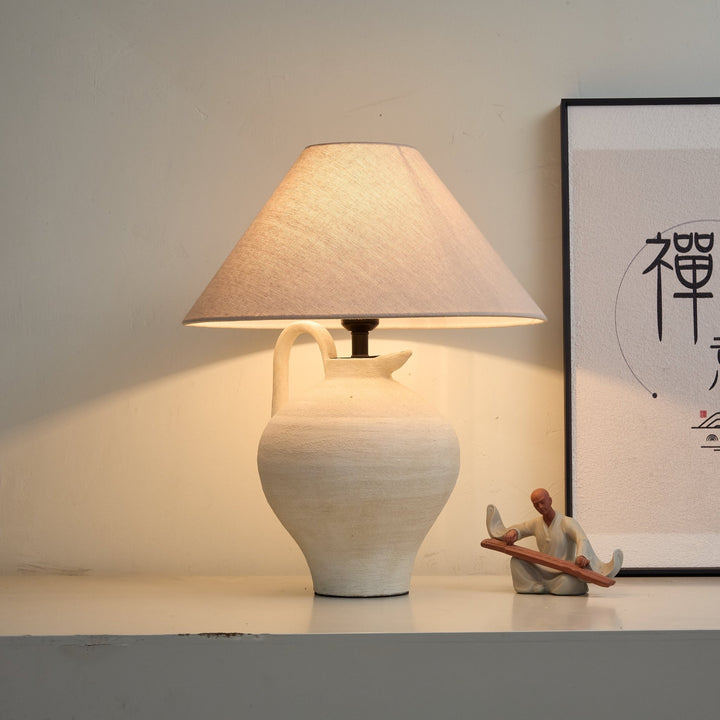 Ceramic Pitcher Shaped Table Lamp - Vakkerlight