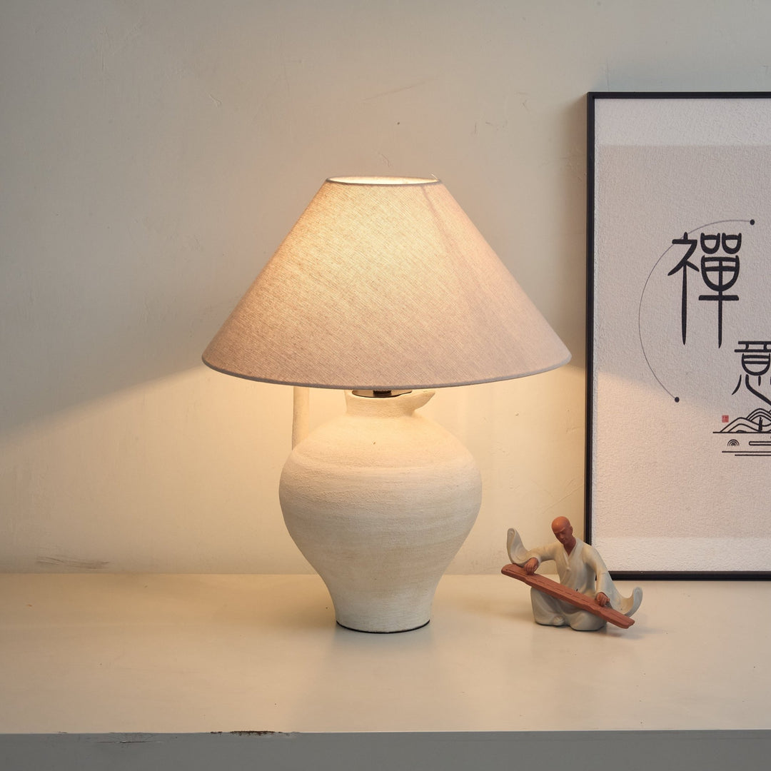 Ceramic Pitcher Shaped Table Lamp - Vakkerlight