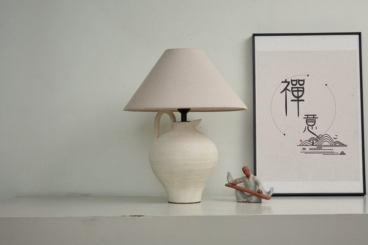 Ceramic Pitcher Shaped Table Lamp - Vakkerlight