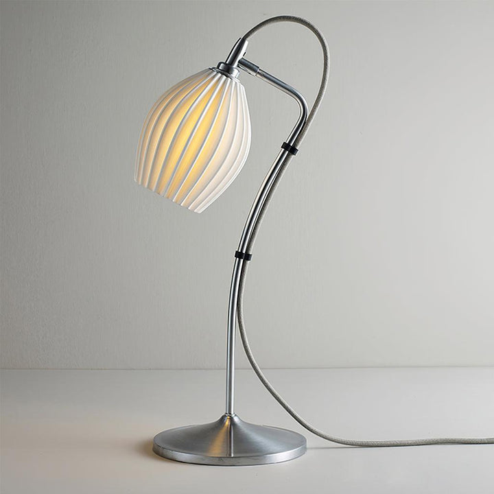 Ceramic Ribbed Table Lamp - Vakkerlight