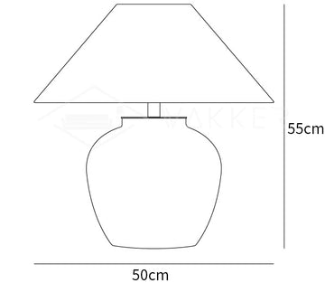 Lampada da tavolo Decker — Dimension drawings 1