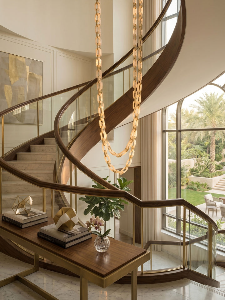 Chain Link Chandelier - Vakkerlight