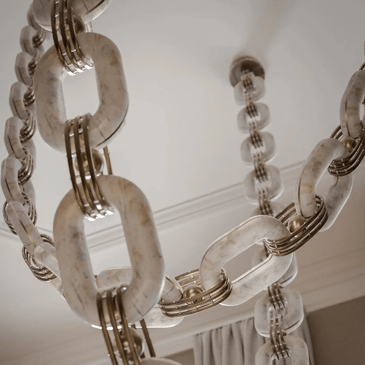 Chain Link Chandelier - Vakkerlight