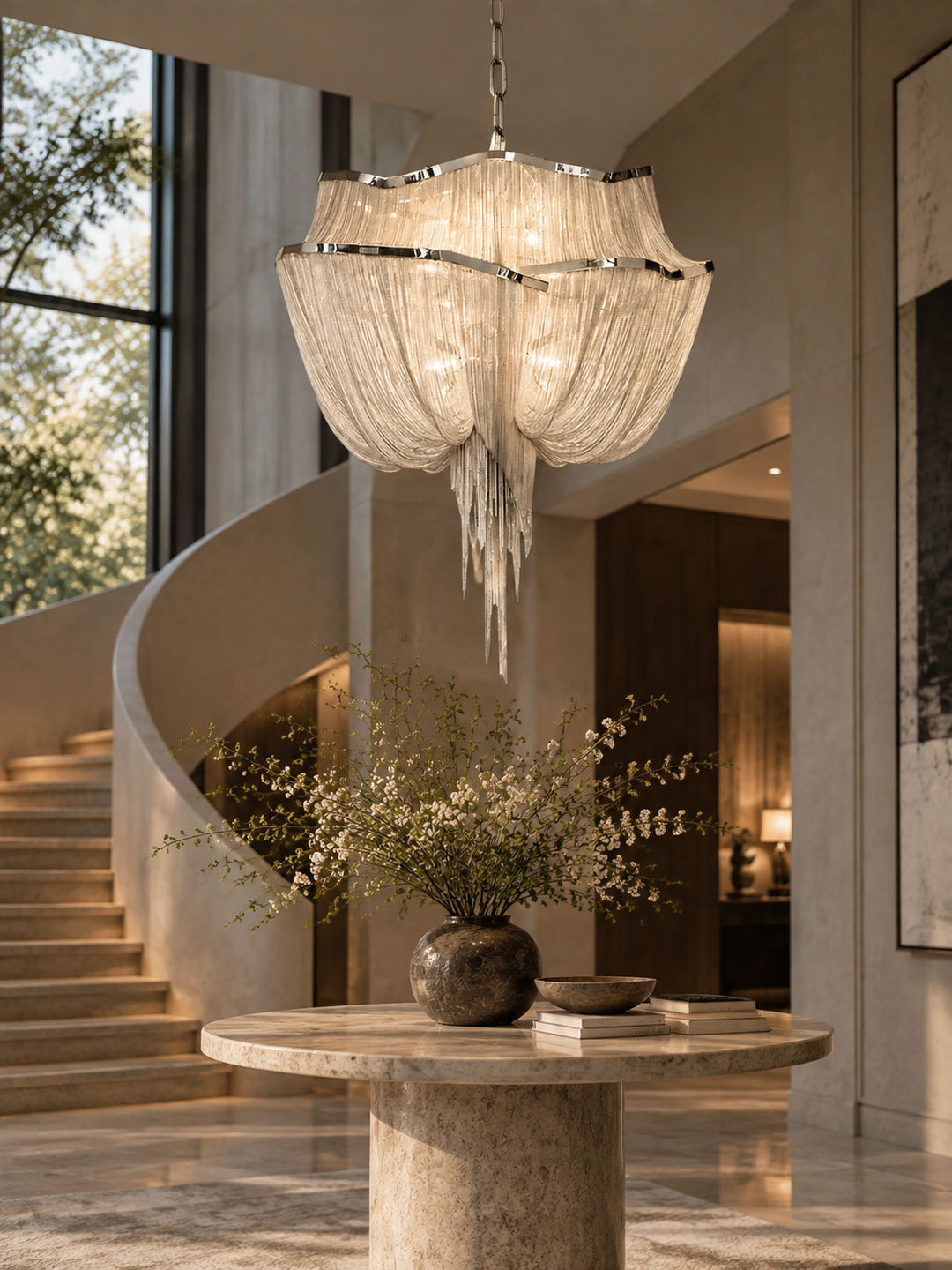 Lampadario Chains Scintillante