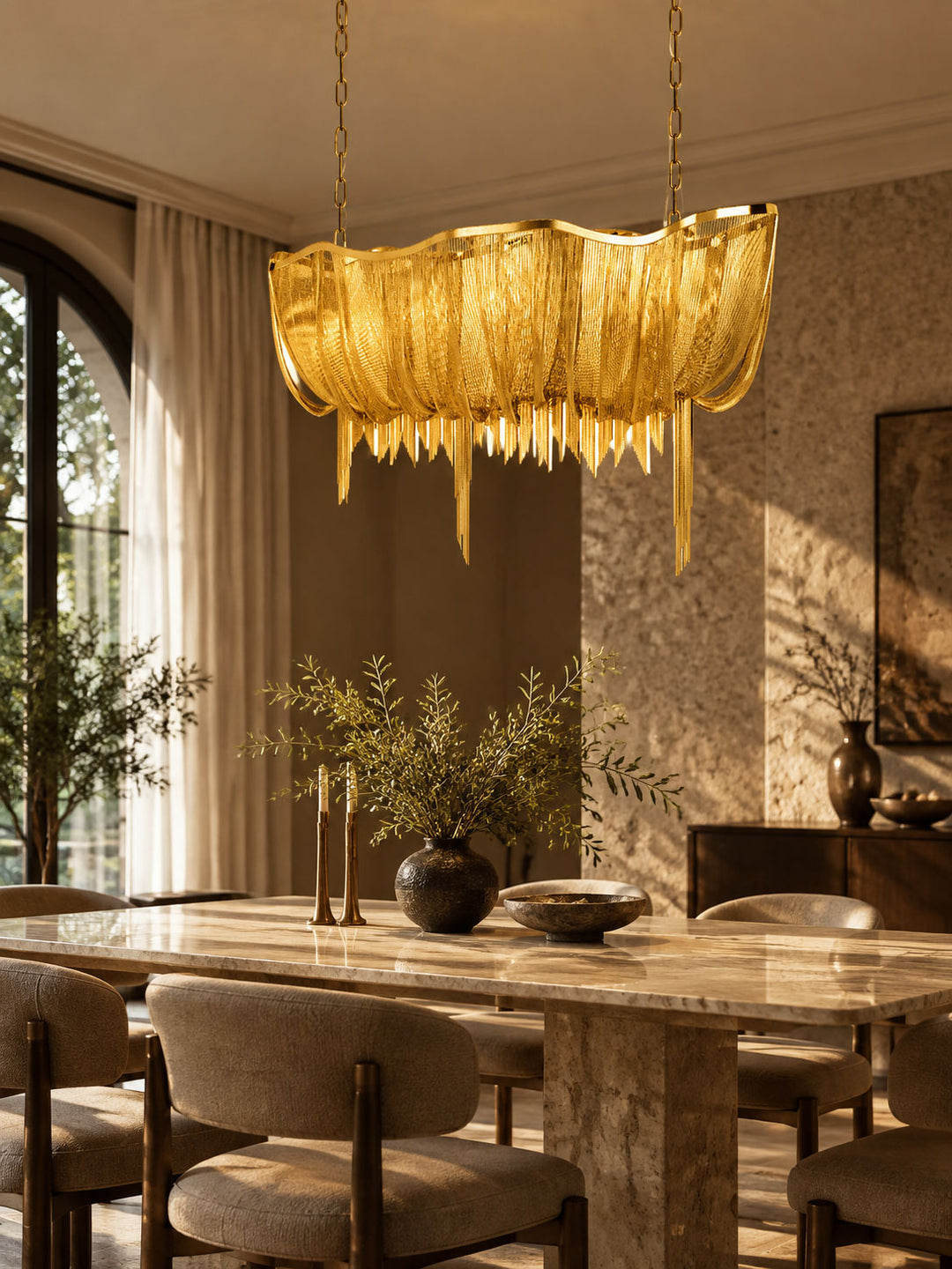 Lampadario Chains Scintillante