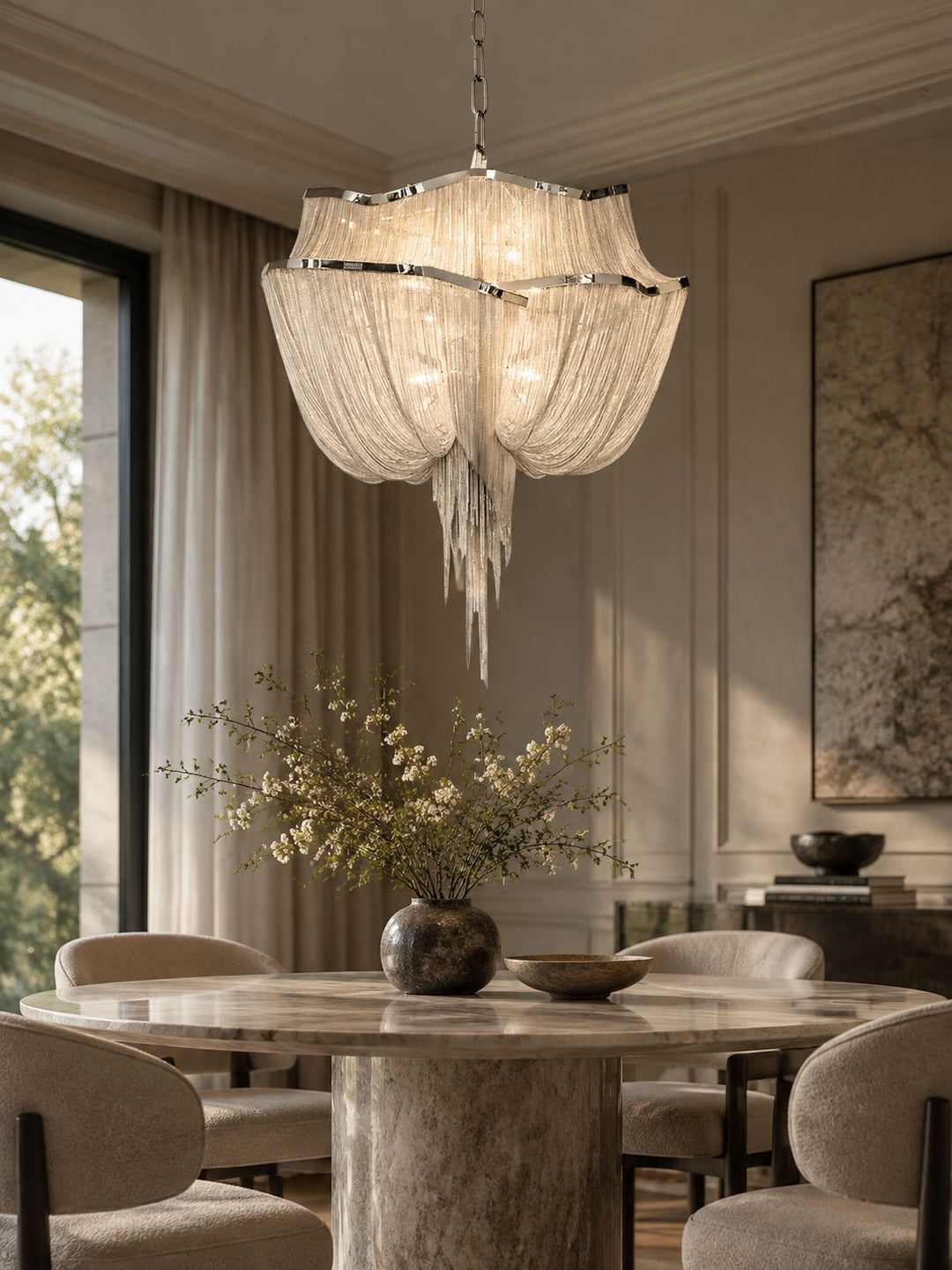 Lampadario Chains Scintillante