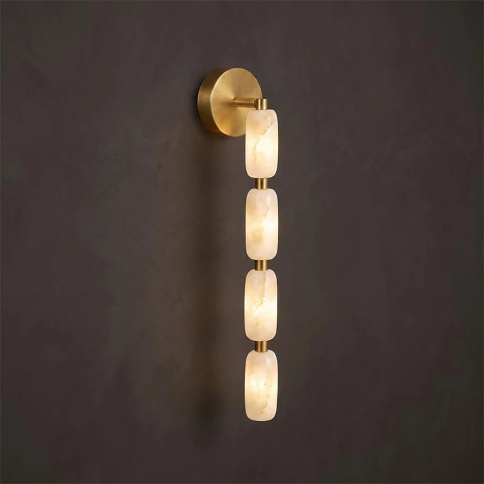 Applique murale Chaplet Beaded Alabaster