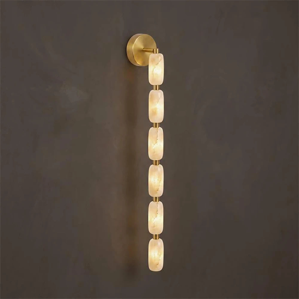 Applique murale Chaplet Beaded Alabaster