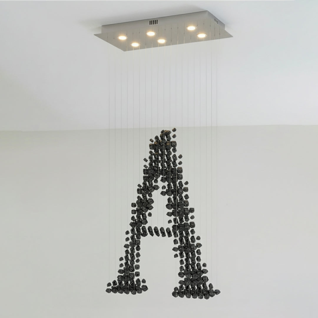 Black Stones Chandeliers - Vakkerlight