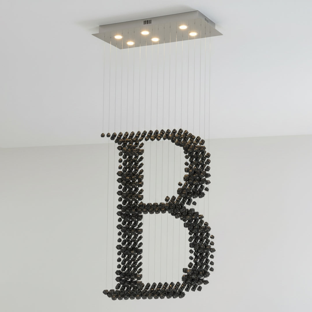 Charcoal Chandeliers B - Vakkerlight