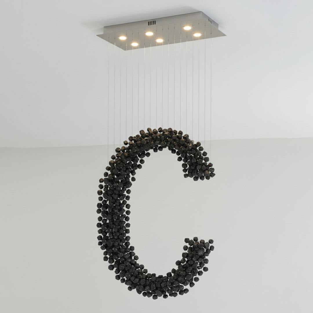 Black Stones Chandeliers - Vakkerlight