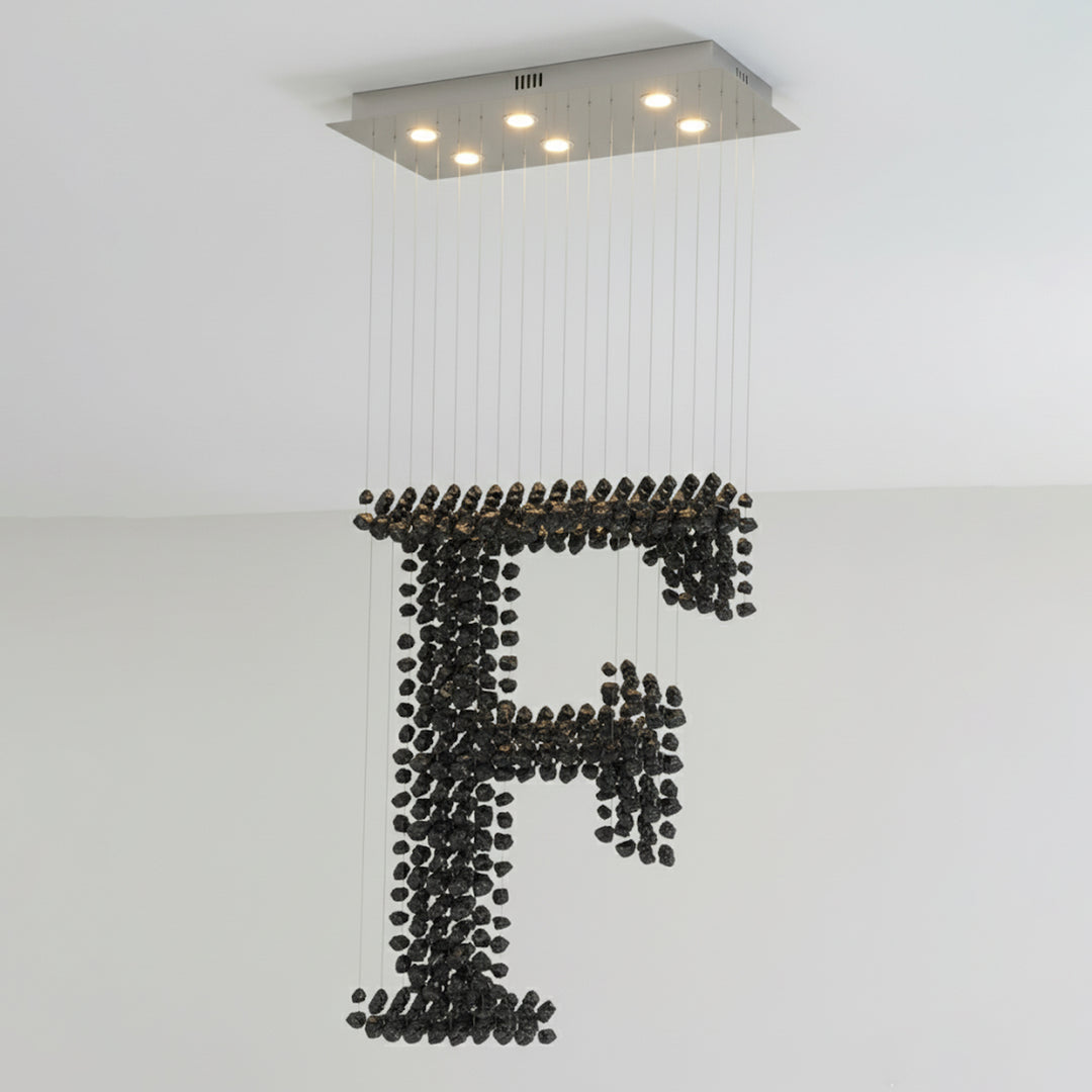 Charcoal Chandeliers F - Vakkerlight