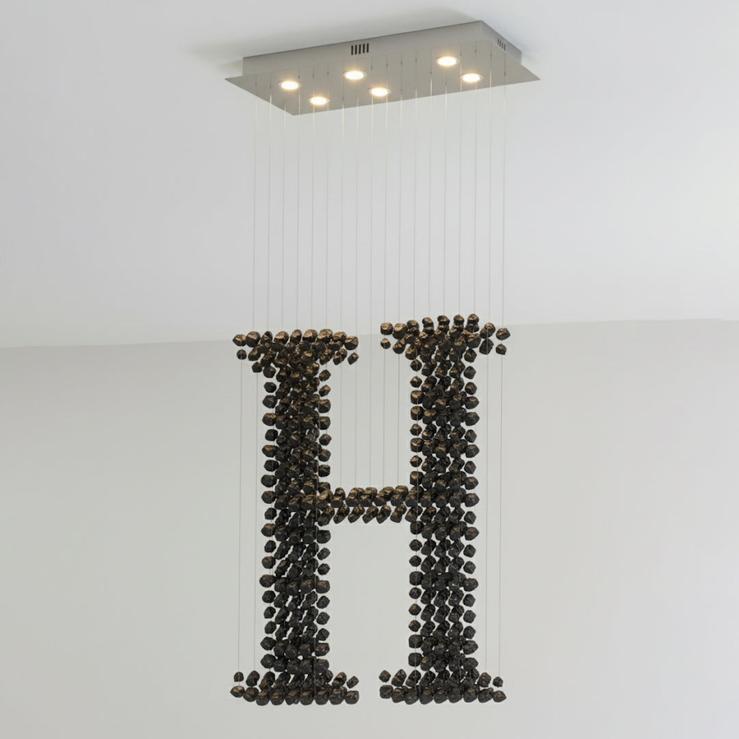 Charcoal Chandeliers H - Vakkerlight