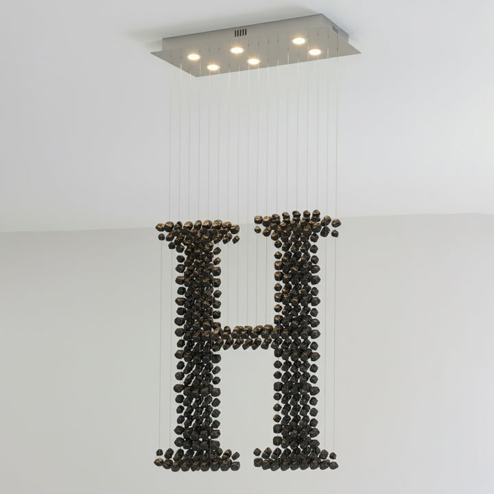 Charcoal Chandeliers H - Vakkerlight