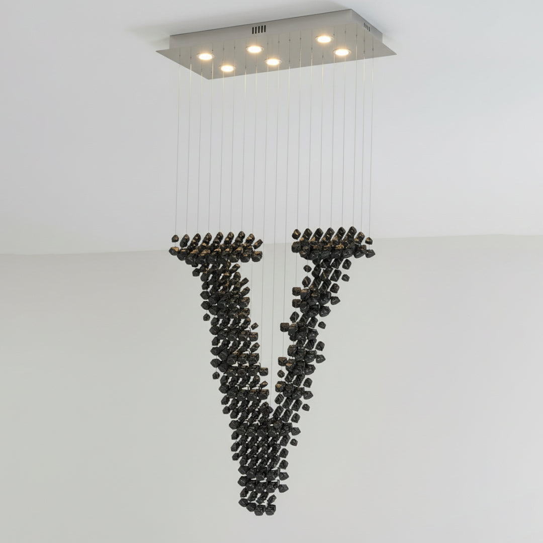 Charcoal Chandeliers V - Vakkerlight