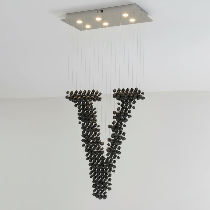 Charcoal Chandeliers V - Vakkerlight