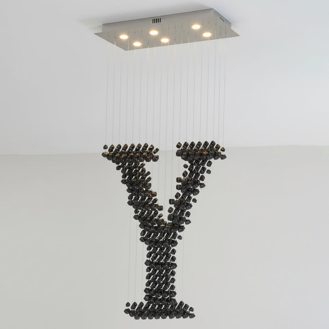 Charcoal Chandeliers Y - Vakkerlight