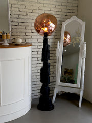 Charcoal Lava Floor Lamp - Vakkerlight