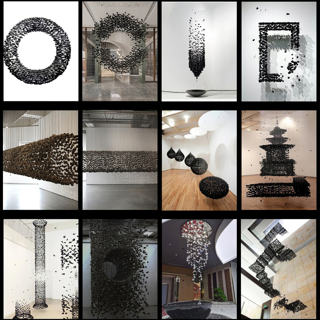 Charcoal Shape O Chandelier - Vakkerlight