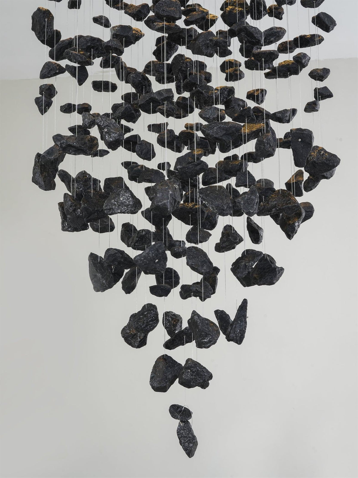 Charcoal Stone Chandelier