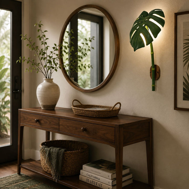 Tropical Monstera Leaf Wall Light - Vakkerlight