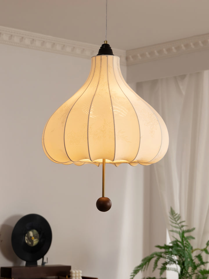 Chestnut Fabric Pendant Light