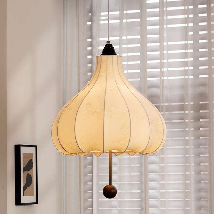 Chestnut Fabric Pendant Light - Vakkerlight