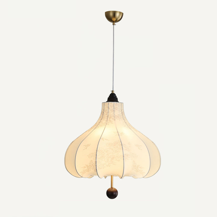 Chestnut Fabric Pendant Light - Vakkerlight