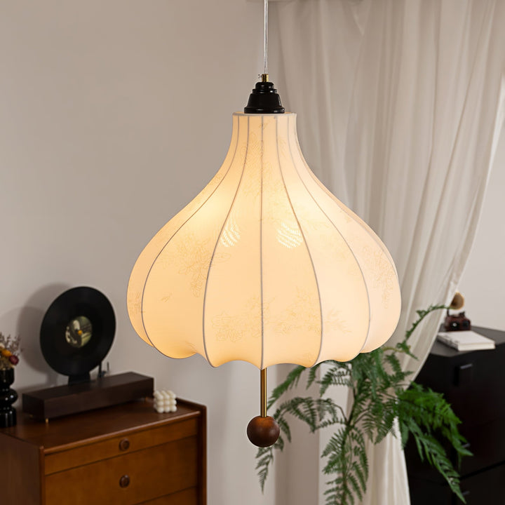 Chestnut Fabric Pendant Light - Vakkerlight