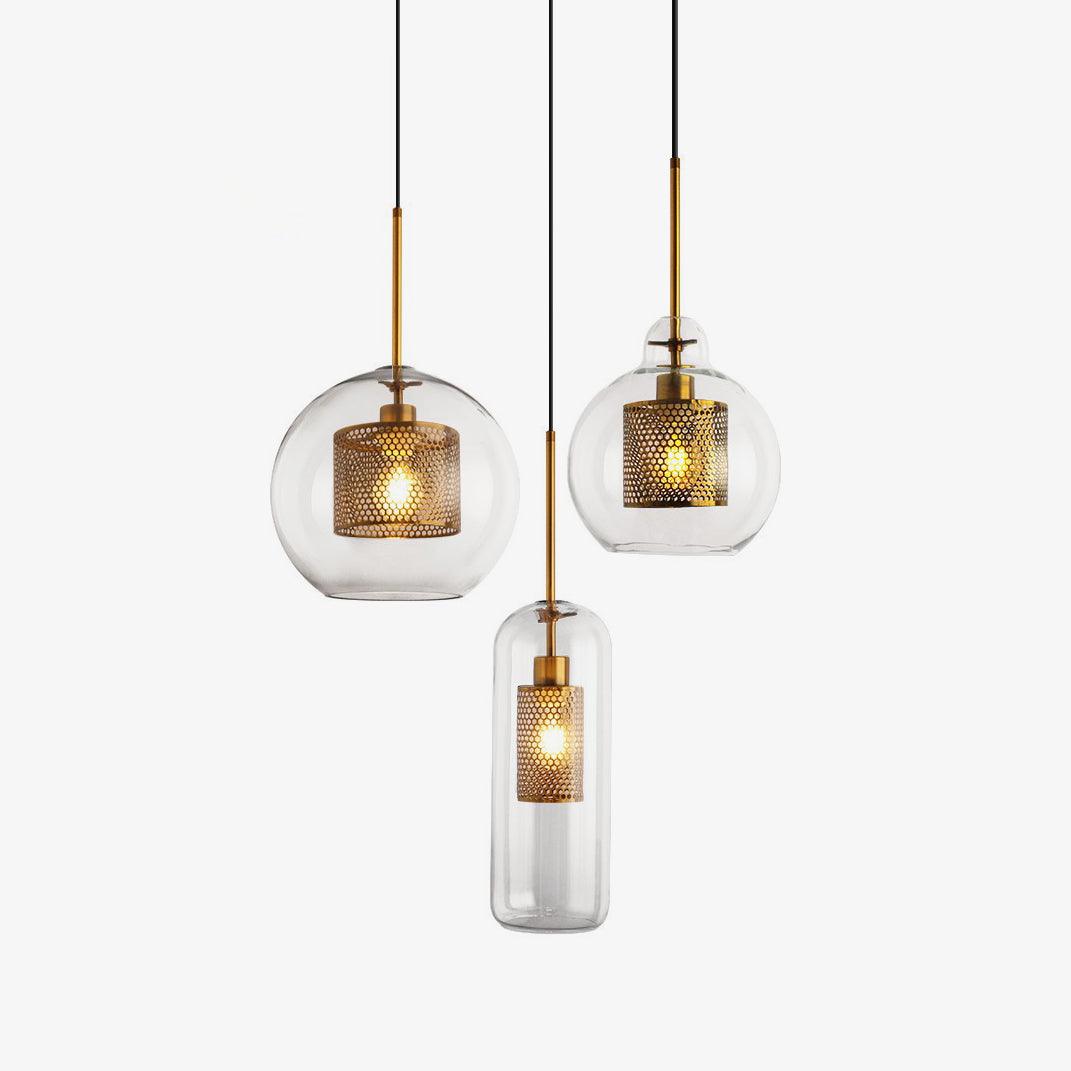 Combined Chiswick Glass Pendant Light - Vakkerlight